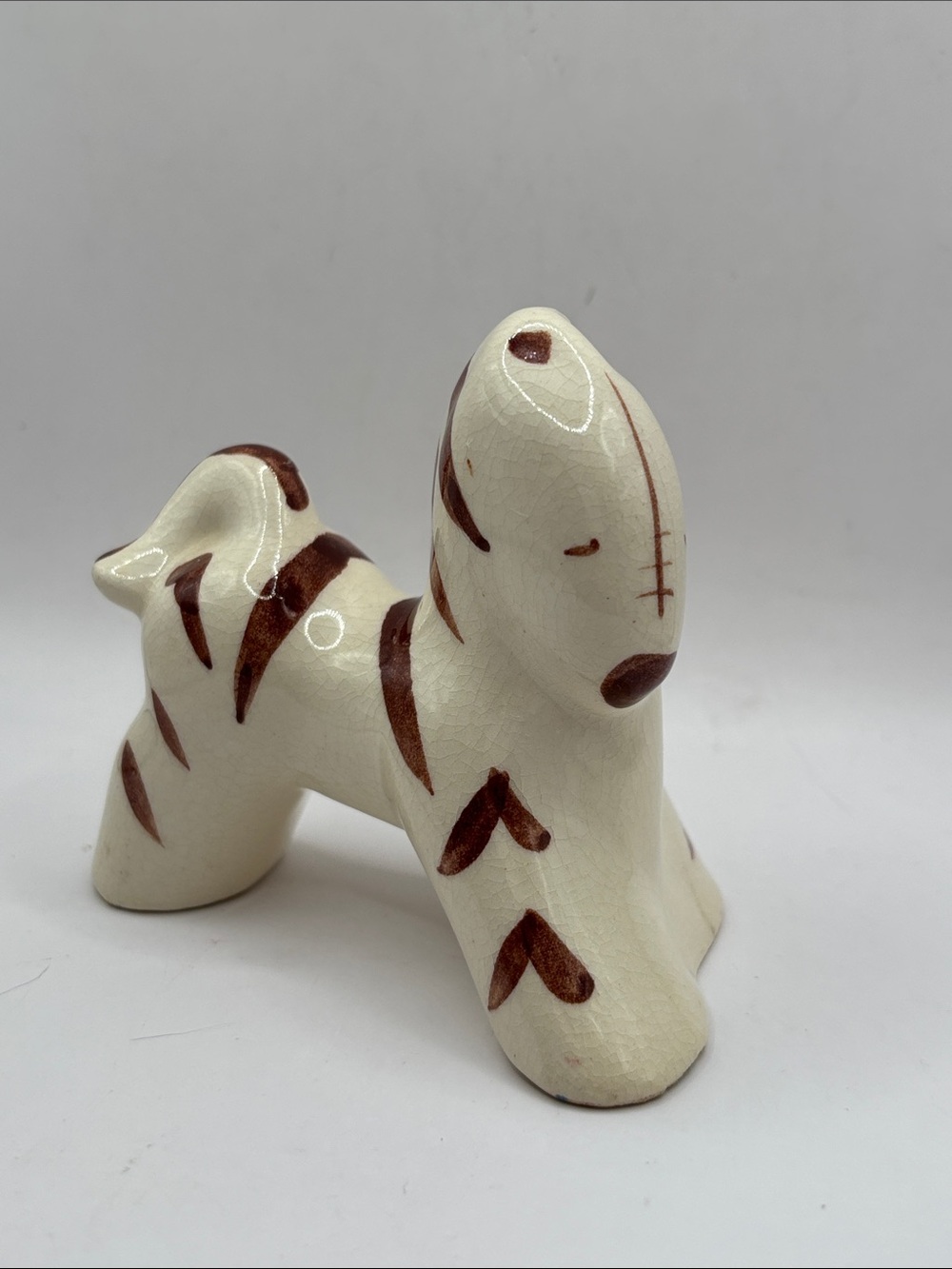 Vintage California Pottery Rio Hondo Zebra Figurine